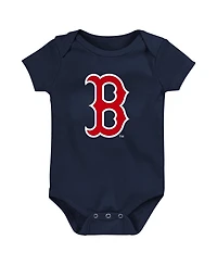 Baby Boys and Girls Fanatics Boston Red Sox Fan Pennant 3-Pack Bodysuit Set