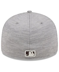 Men's New Era Gray San Diego Padres 2024 Clubhouse Low Profile 59FIFTY Fitted Hat