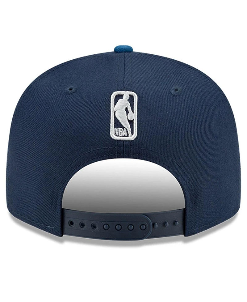 Men's New Era Black, Gray Minnesota Timberwolves 2-Tone 9FIFTY Adjustable Snapback Hat