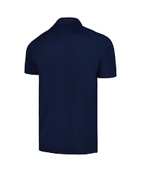 Men's LevelWear Navy New York Yankees Sector Batter Up Raglan Polo Shirt
