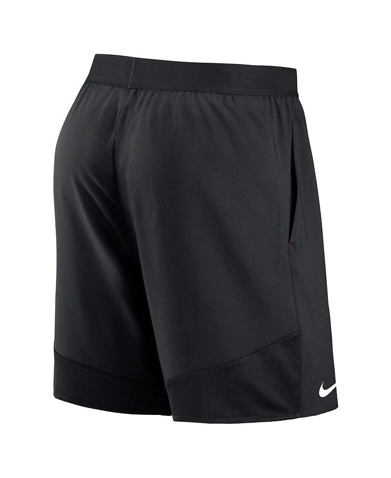 Men's Nike Black Atlanta Falcons Stretch Woven Shorts
