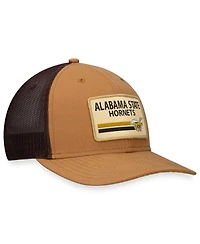 Men's Top of the World Khaki Alabama State Hornets Strive Trucker Adjustable Hat
