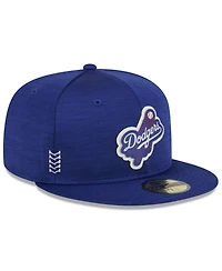 Men's New Era Royal Los Angeles Dodgers 2024 Clubhouse 59FIFTY Fitted Hat