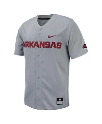 Nike Men's Arkansas Razorbacks Replica Full-Button Baseball Jersey