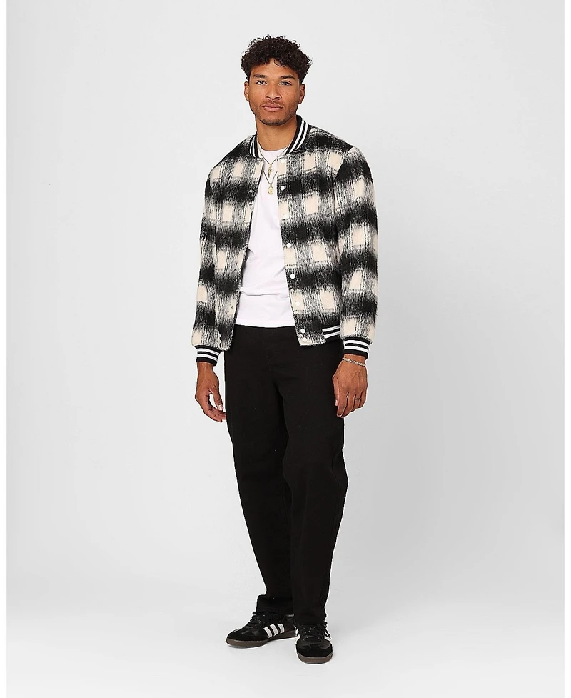 Xxiii Men's Kolab Checkered Jacket
