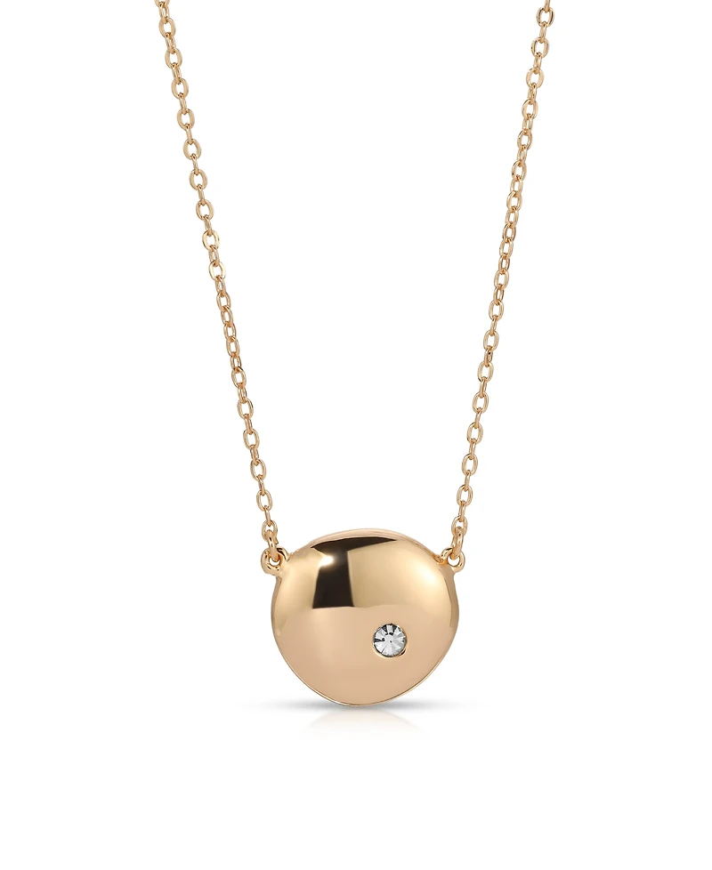 Ettika Polished Pebble Pendant Necklace