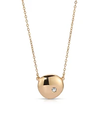 Ettika Polished Pebble Pendant Necklace