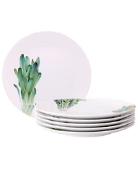 Noritake Kyoka Shunsai Assorted Dinner Plates 10.5" Set/6