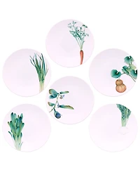 Noritake Kyoka Shunsai Deep Plates Set/6
