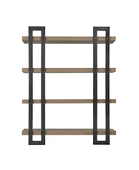 Danya B 4-Tier Floating Bracket Wall Shelf