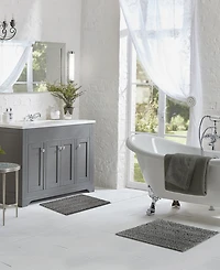 Laura Ashley Astor Chenille 2-Pc. Bath Mat Set