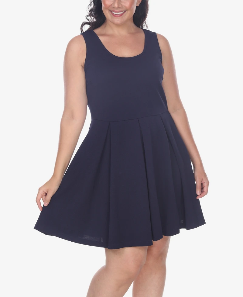 White Mark Plus Crystal Dress