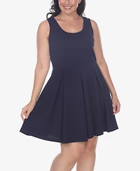 White Mark Plus Crystal Dress