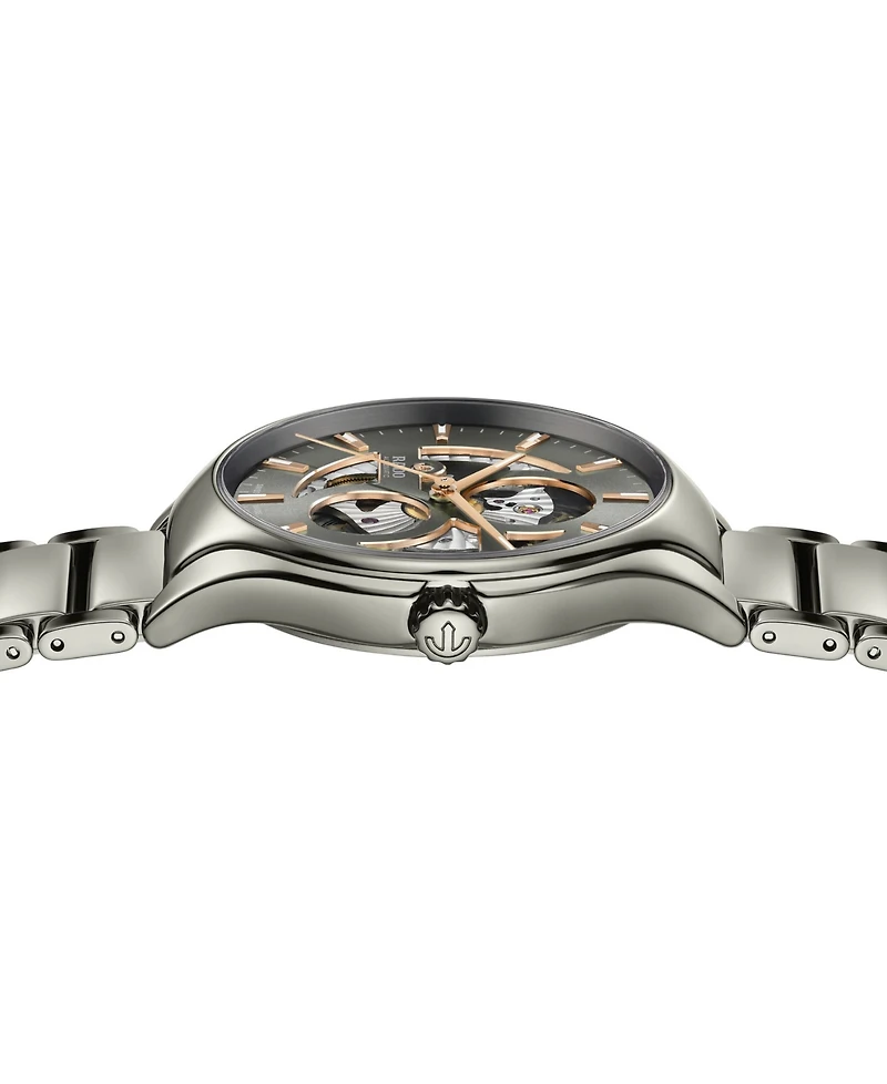 Rado Unisex Swiss Automatic True Gray Plasma Titanium Bracelet Watch 40mm