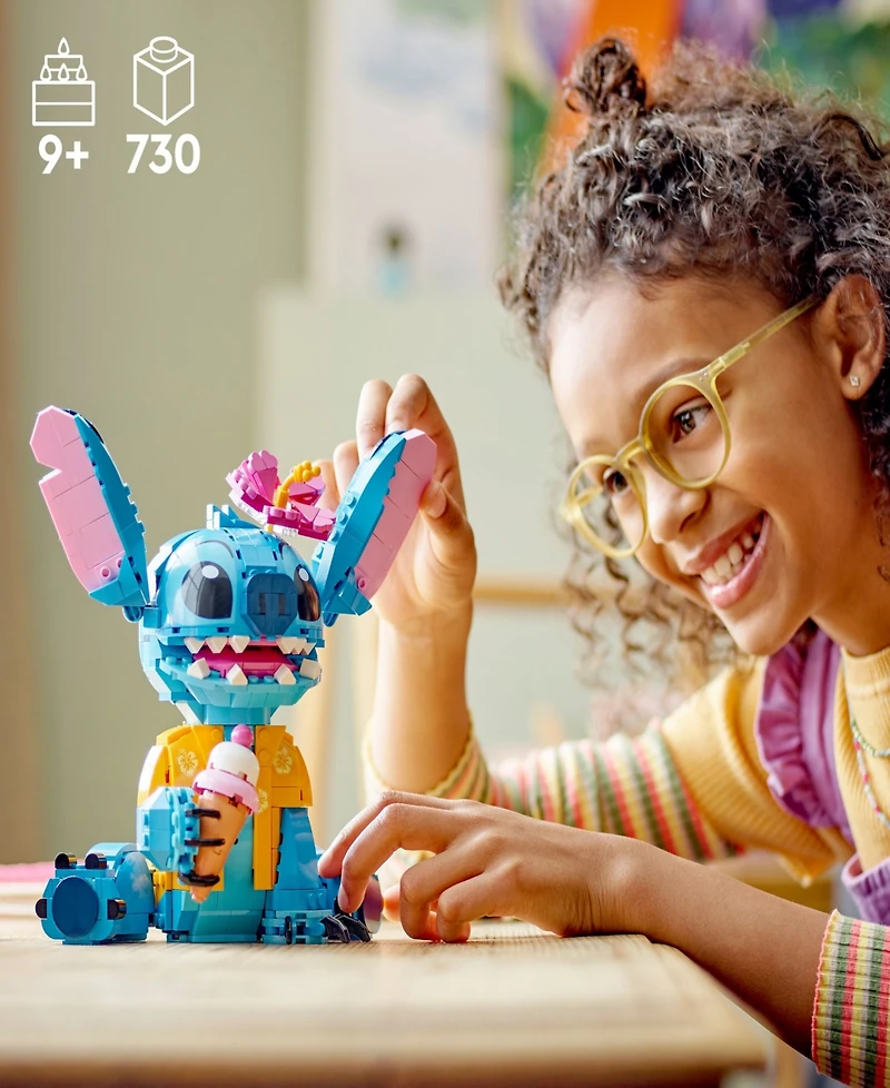 Lego Disney Classic Stitch 43249 Toy Building Set, 730 Pieces