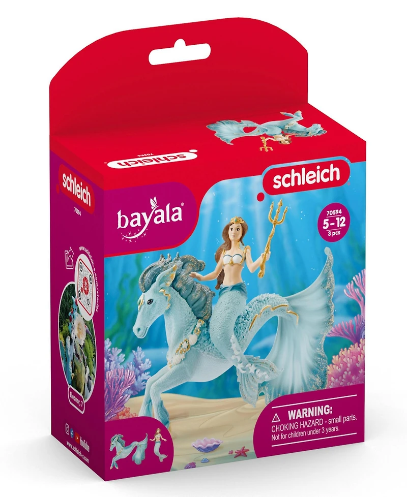 Schleich Bayala Mermaid Eyela on Underwater Horse Figurine Playset