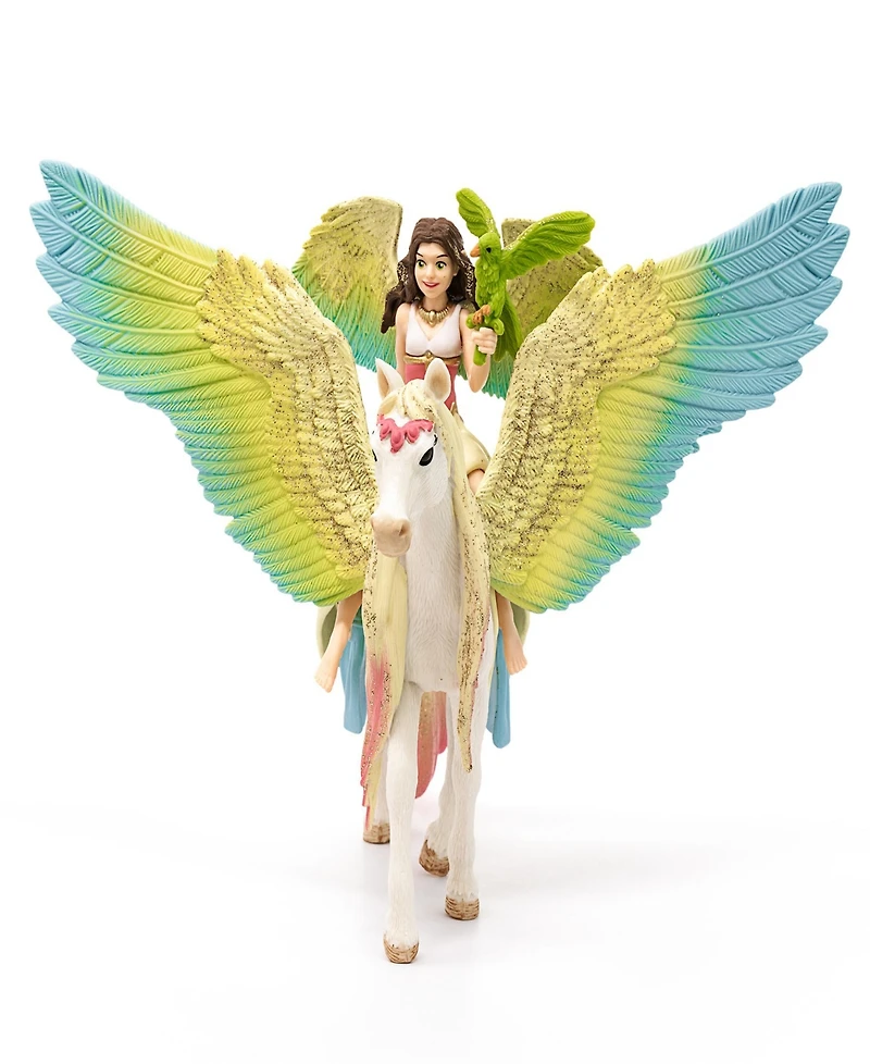 Schleich Bayala Fairy Surah with Glitter Pegasus Figurine Playset