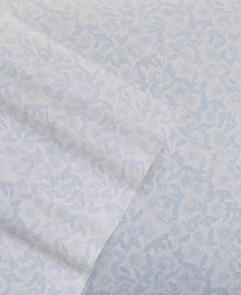 Laura Ashley Belle Cotton Percale 6-Pc. Sheet Set