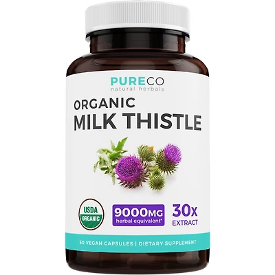 Milk Thistle Capsules - 80% Silymarin