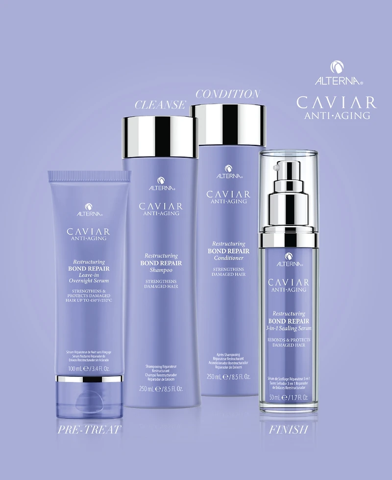 Alterna Caviar Restructuring Bond Repair Leave-In Overnight Serum, 3.4 oz.