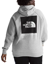 The North Face Plus Box Long-Sleeve Logo Hoodie