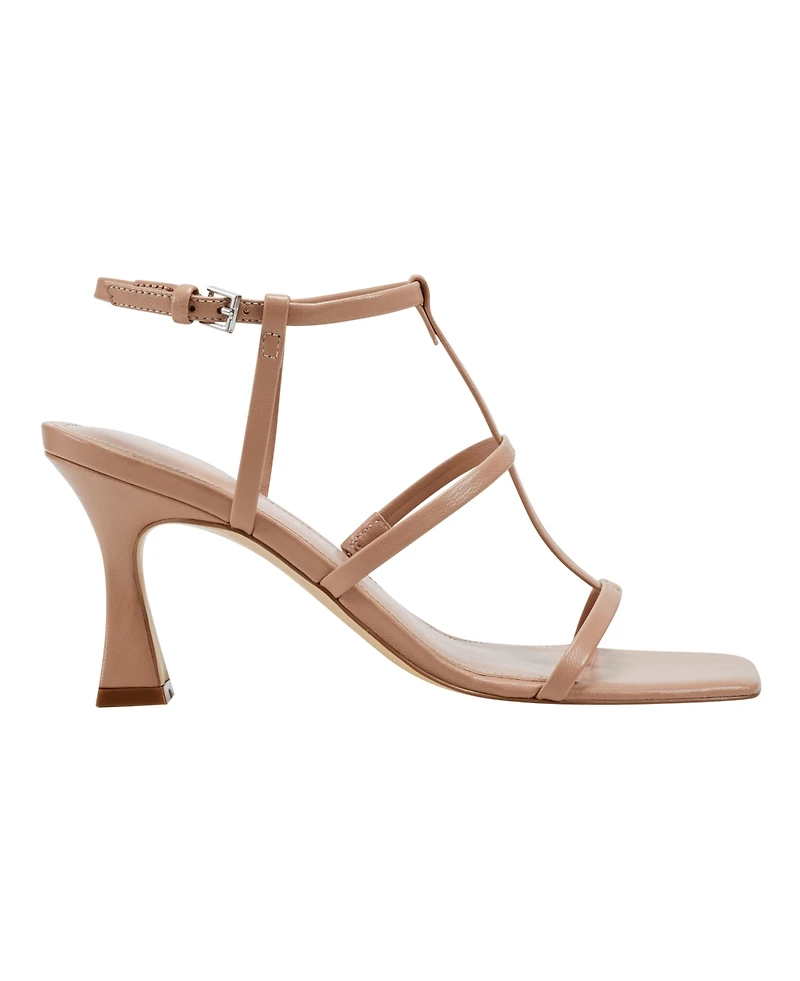 Marc Fisher Ltd Women's Dennie Caged Tapered Heel Sandals