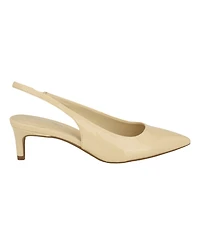 Calvin Klein Women's Dainty Kitten Heel Slingback Pumps