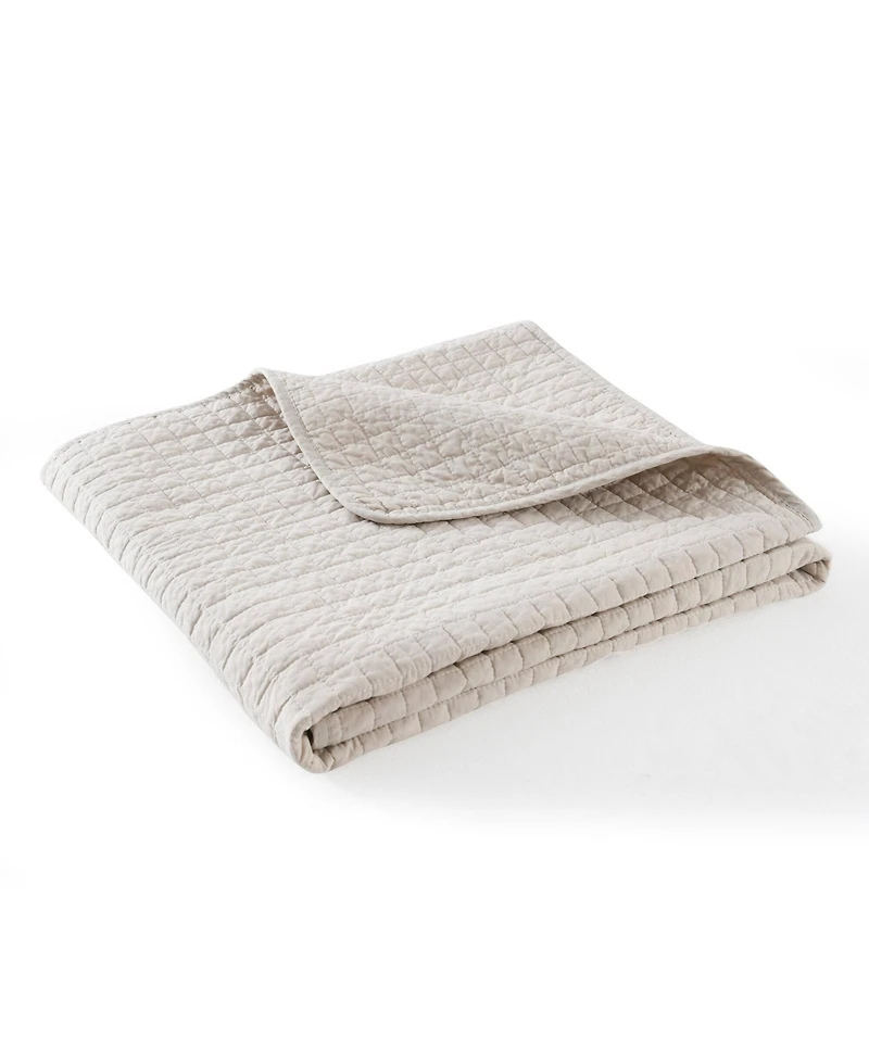 MarCielo 100% Cotton Quilted Throw Blanket 50"x 60"