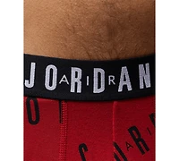 Jordan Men's 2-Pack Cotton Flight Essentials Logo Print Boxer Briefs
