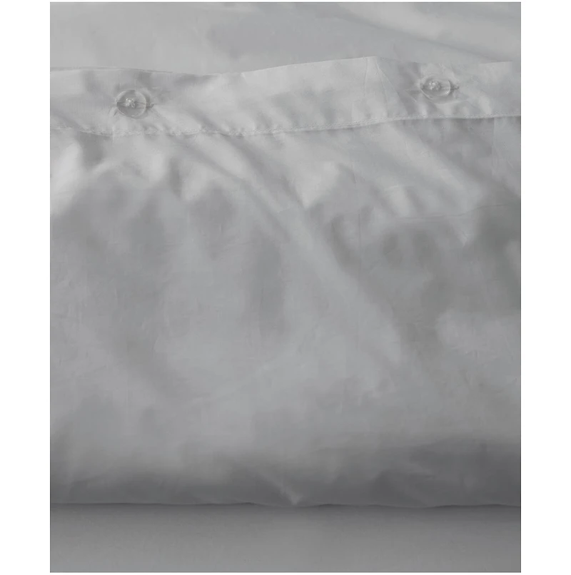 Organic Cotton Cool-Air Percale Duvet Cover - Full/Queen