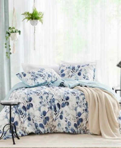 510 Design Gabby Reversible Floral Botanical Seersucker Comforter Set
