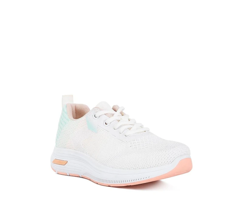 synthia contrasting chunky sneakers