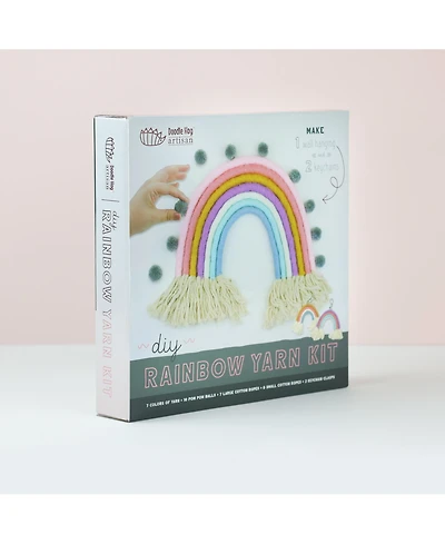 Diy Rainbow Yarn Bedroom Decor (Nursery Decor) makes one wall hanging rainbow & two keychains. Perfect kids crafts for girls age 8 13 years & gifts fo