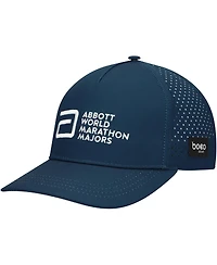 Men's and Women's Navy World Marathon Majors Running Trucker Adjustable Hat