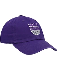 Men's '47 Brand Purple Sacramento Kings Team Clean Up Adjustable Hat