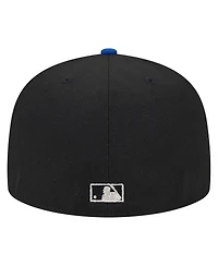 Men's New Era Black Toronto Blue Jays Metallic Camo 59FIFTY Fitted Hat