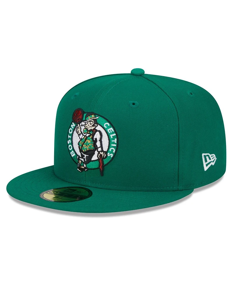 Men's New Era Kelly Green Boston Celtics 2024 Nba All-Star Game Rally Drive Side Patch 59FIFTY Fitted Hat