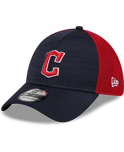 Men's New Era Navy Cleveland Guardians Neo 39THIRTY Flex Hat