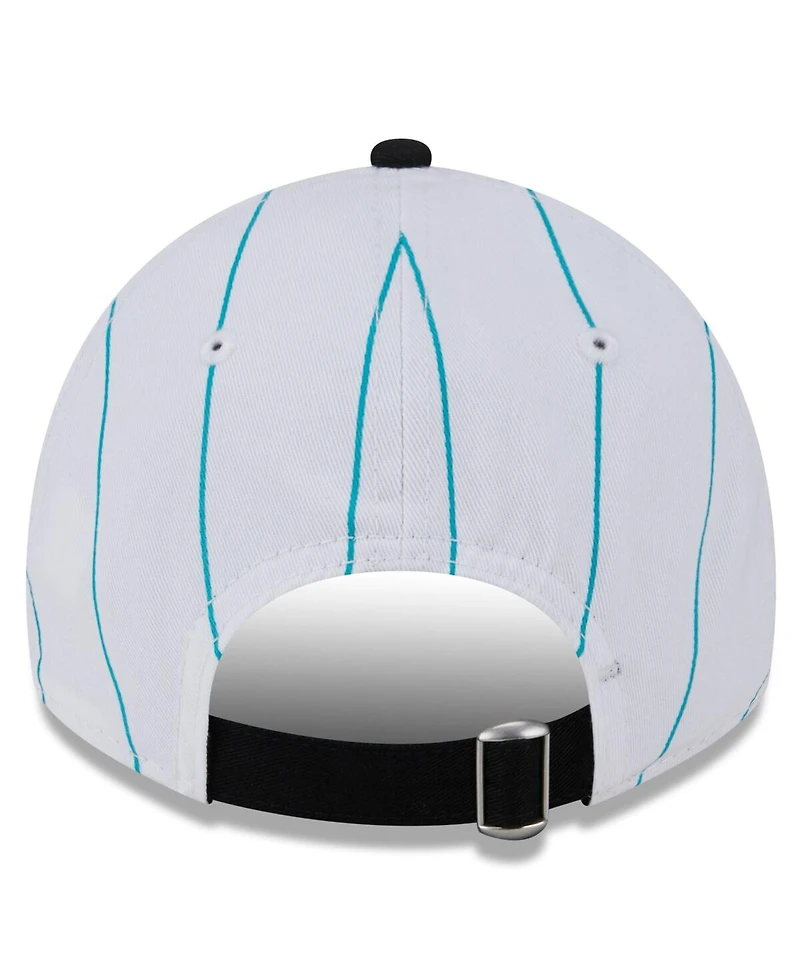 Men's New Era White Miami Marlins 2024 Batting Practice 9TWENTY Adjustable Hat