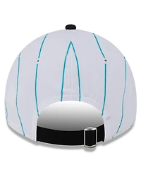 Men's New Era White Miami Marlins 2024 Batting Practice 9TWENTY Adjustable Hat