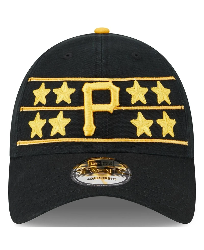 Men's New Era Black Pittsburgh Pirates 2024 Batting Practice 9TWENTY Adjustable Hat