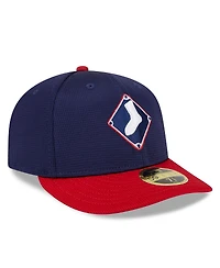 Men's New Era Navy Chicago White Sox 2024 Batting Practice Low Profile 59FIFTY Fitted Hat