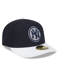 Men's New Era Navy York Yankees 2024 Batting Practice Low Profile 59FIFTY Fitted Hat