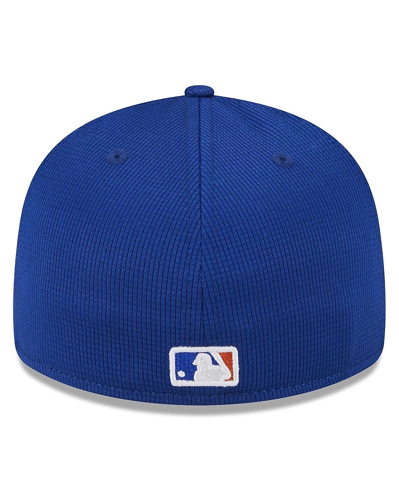 Men's New Era White York Mets 2024 Batting Practice Low Profile 59FIFTY Fitted Hat