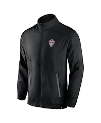 Men's Fanatics Black Colorado Rapids Header Raglan Full-Zip Jacket