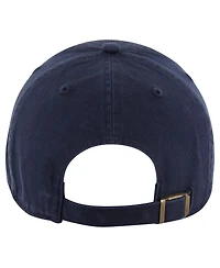 Men's '47 Brand Navy Washington Capitals Core Logo Clean Up Adjustable Hat