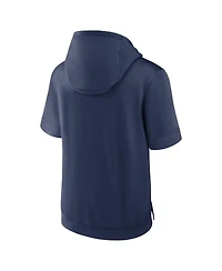 Men's Nike Navy New York Yankees Tri Code Lockup Short Sleeve Pullover Hoodie
