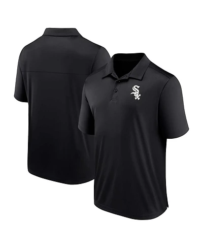 Men's Fanatics Black Chicago White Sox Logo Polo Shirt