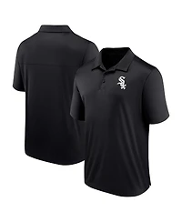 Men's Fanatics Black Chicago White Sox Logo Polo Shirt