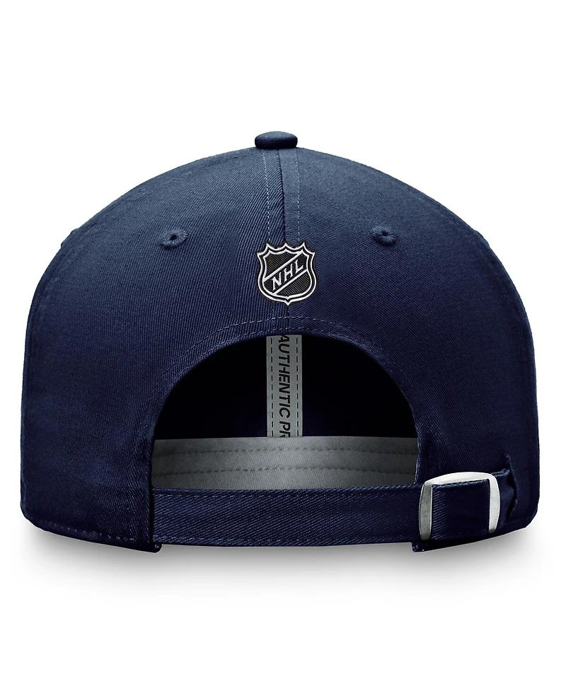 Men's Fanatics Navy St. Louis Blues Authentic Pro Prime Adjustable Hat